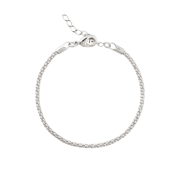 Petite Rope Bracelet Rhodium - Caroline Svedbom - Nopea toimitus ja lahjapakkaus - Nordic Spectra