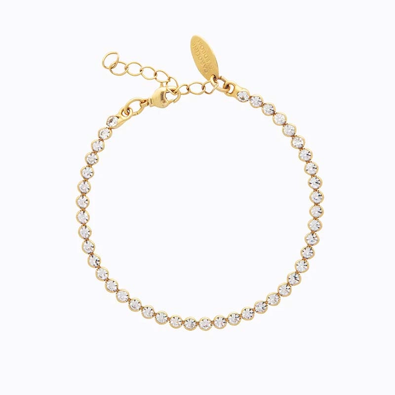 Caroline Svedbom – Siri Bracelet Gold Crystal