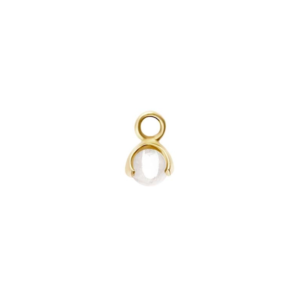 Letters Stone 4 Rock Crystal Pendant Gold -CU Jewellery - Snabb frakt & paketinslagning - Nordicspectra.se