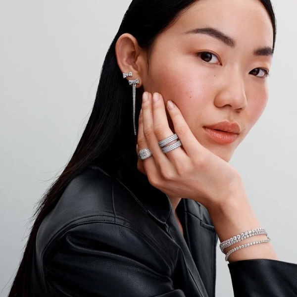 Glittrande Tennisarmband - PANDORA - 1-2 dagar leverans - Gratis paketinslagning