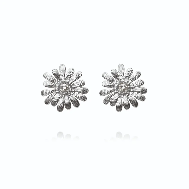 DAISY EARRINGS RHODIUM main image 0
